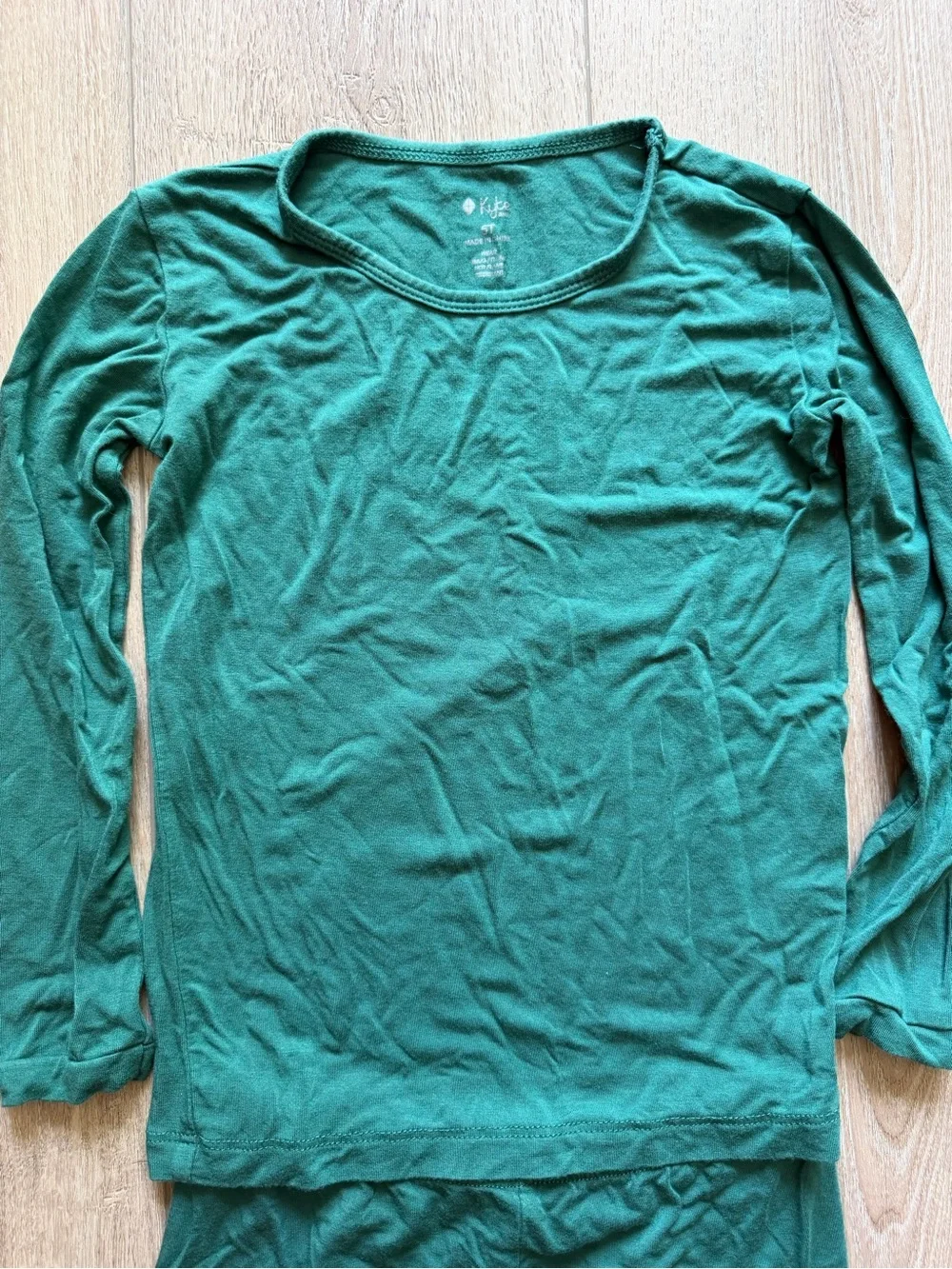 Kyte Baby 5T Two-Piece Pajama Set Emerald Green Bamboo